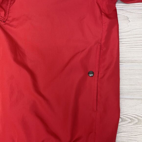 Dryjoys By Footjoy 1/2 Zip Rain Jacket Shirt Short Sleeves Men's Size Large Red - Picture 7 of 12